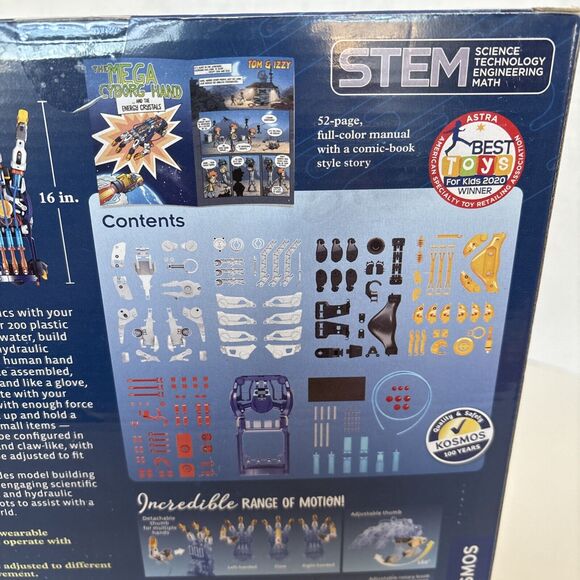 Thames & Kosmos Mega Cyborg Hand STEM Experiment Kit | Build Your Own GIANT NIB - Picture 5 of 8